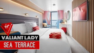 Virgin Voyages Valiant Lady | Sea Terrace | Full Walkthrough Room Tour & Review 4K