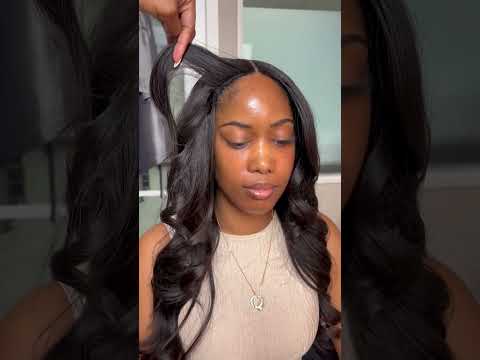 Glueless Closure Sew In 😍 #houstonhair #glueless #sewingtutorial