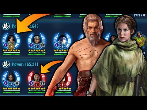 First Grand Arena with GL Leia Organa AND Taron Malicos! How to Counter Malicos and Leia?
