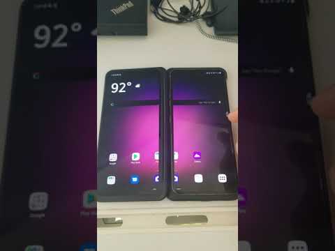 LG V60 Dual Screen with Wide Mode Application