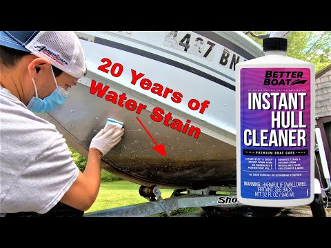 Clean your Boat Hull in just 2 Minutes- Instant Hull Cleaner