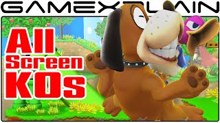 Smash Bros Wii U: All Screen KOs (All 51 Characters + Koopalings & Alts)