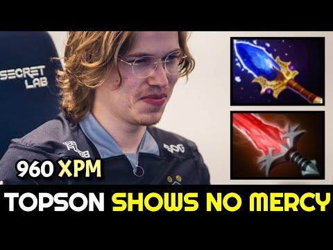 TOPSON shows No Mercy with Old Meta Scepter Build Tiny Dota 2