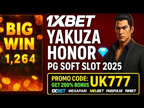 1XBET Yakuza Honor 🔥 BIG WIN! | PG Soft Slots Winning Tricks 2025 1xbet Casino Slots Megapari Slots