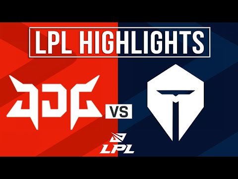 JDG vs TES Highlights ALL GAMES | LPL 2025 Split 1 Playoffs | JD Gaming vs Top Esports