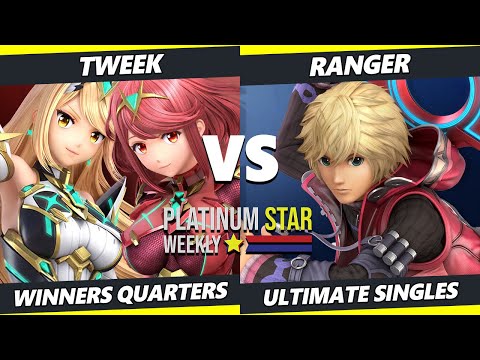 PSW S15:W5 Winners Quarters - Tweek (Pyra Mythra, Diddy Kong) Vs. Ranger (Shulk) SSBU Ultimate