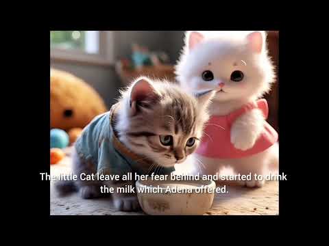 Adena the Kind Cat 🐱❤️ | A Heartwarming Story of Feline Kindness. #catstory #catvideos #cat