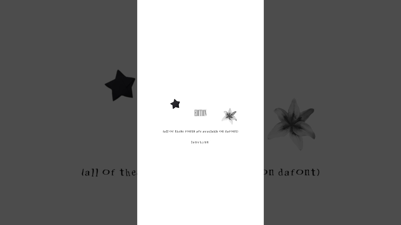 aesthetic fonts on dafont ! (1/?) #aestheic #newaesthetic #shorts #dafont