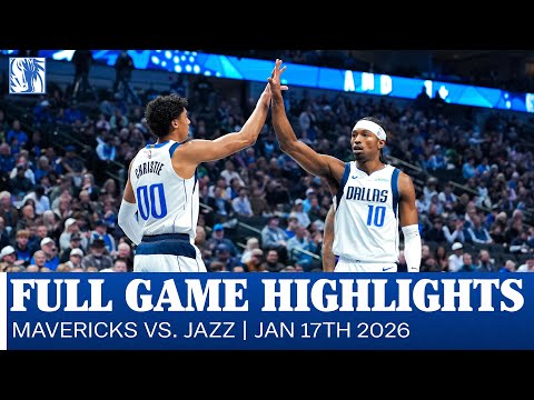 Mavericks Highlights vs. Utah Jazz | January 17, 2026