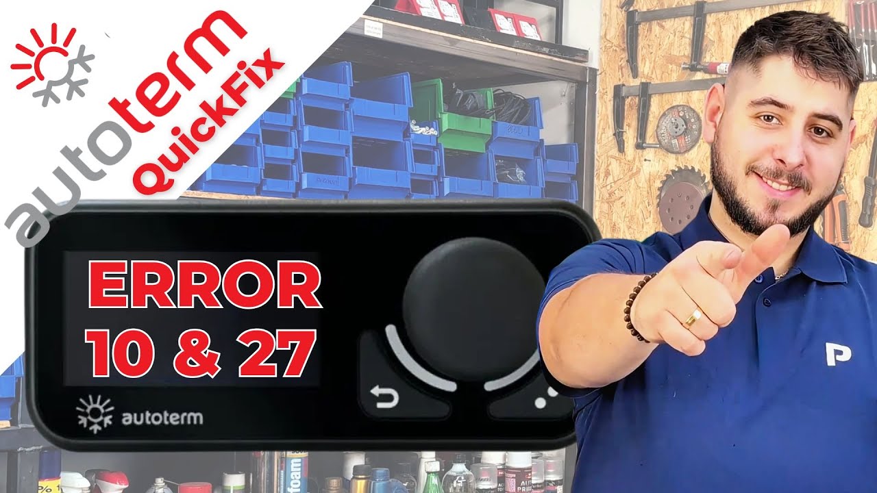 Fix AutoTerm Air2D Error 10 & 27: replace the blower fan quickly!