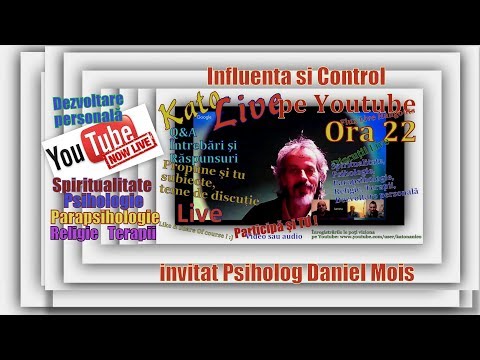 Influență și Control - Invitat Psih Daniel Mois
