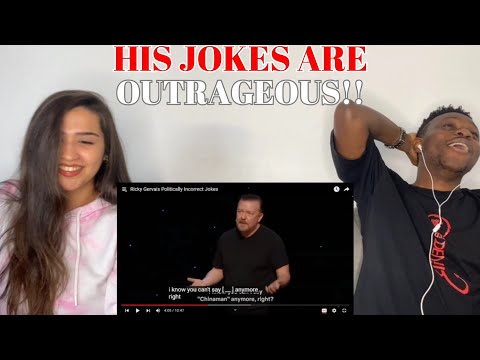 Ricky Gervais Politically Incorrect Jokes | Reaction