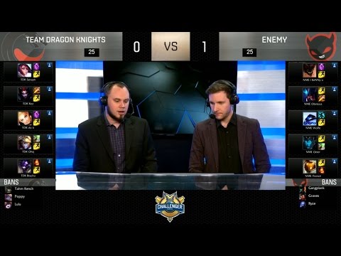 NME vs TDK Highlights Game 2 - Enemy vs Team Dragon Knights - 2016 NA Challenger Spring
