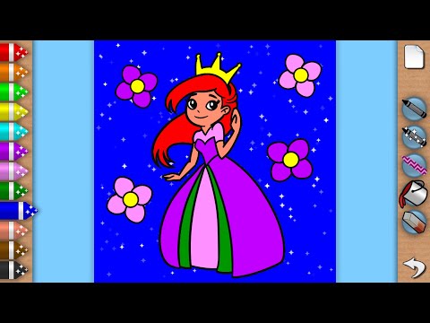 Sparkling Color Book For Kids Video
