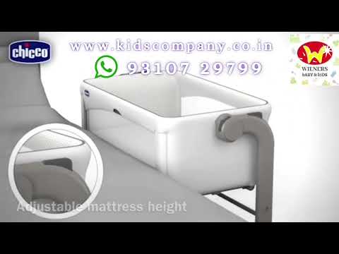 Chicco Dream Evo, Eco+ Cot, Compatible with Various Beds, Lockable Side Panel, Height Adjustable