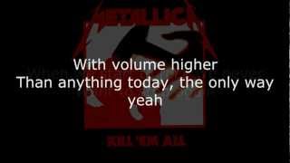 Metallica - Hit the Lights Lyrics (HD)