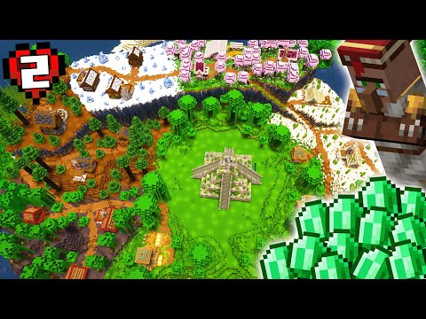 My PERFECT VILLAGE in Hardcore Minecraft