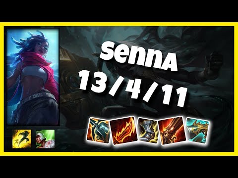Senna Gameplay Challenger Replay S11 - 11.2 Bot Lane (13/4/11) - BR