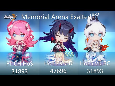Memorial Arena Exalted - Boss BKE (SSS), Hephaestus, Heimdall 111482 | Honkai Impact 3 SEA ep.82