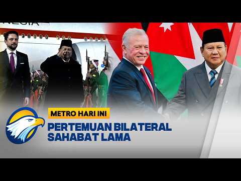 Pertemuan Presiden Prabowo & Raja Abdullah II di Yordania | Metro Hari ini