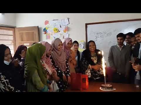 Best Wishes Shamima Akter Swapna Ma'am by 4th year students, B.Sc in Occupational Therapy