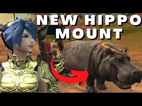 Get A Hippo Cart Mount! (FF14) - Arkasodara Beast Tribe Guide!