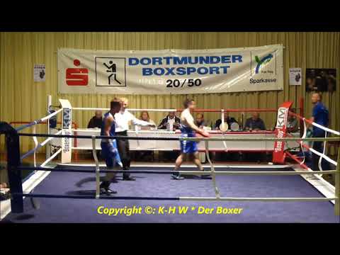 Boxsport * Dortmunder BS 20/50 * G. Montalto (Box Club Altena) vs A. Siminenko (BC Mülheim Dümpten)