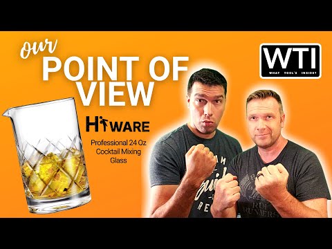HIWARE 24 Oz Cocktail Mixing Glass - WTI product video review