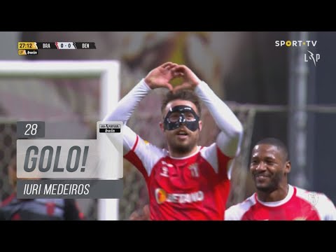 Goal | Golo Iuri Medeiros: SC Braga (1)-0 Benfica (Liga 21/22 #28)