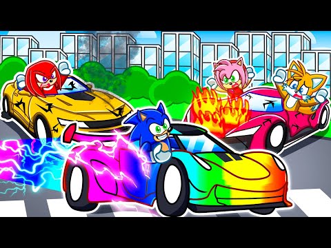 FASTEST CAR SPEEDRUNNER vs HUNTERS In DRIVING EMPIRE!