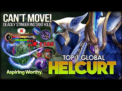 Deadly Stinger Instant Kill. Aspiring Worthy. Top 1 Global Helcurt - Mobile Legends: Bang Bang