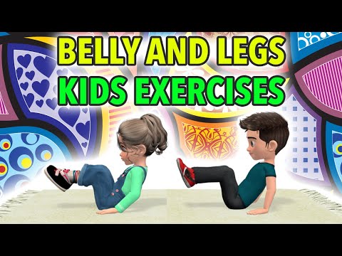 Kids Workout At Home: Belly and Legs Exercises
