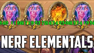 Gain 522 / 774 For Each Elemental Played!? | Hearthstone Battlegrounds