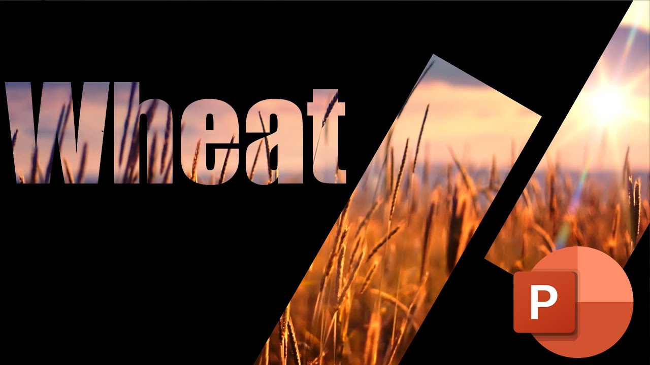 How to Create a PowerPoint Presentation Template tutorial about wheat template 8