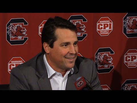 South Carolina coach Will Muschamp speaks about Mack Brown