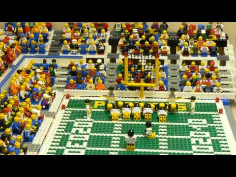 NFL Super Bowl XLV: Pittsburgh Steelers vs. Green Bay Packers | Lego Game Highlights