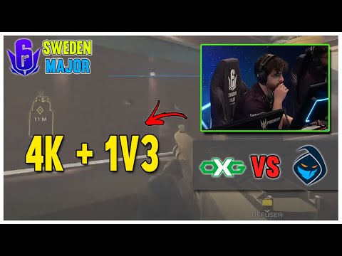 4K + 1V3 CLUTCH FROM LAXING - OXYGEN vs ROGUE | SIX SWEDEN MAJOR HIGHLIGHTS | BEST OF SIEGE