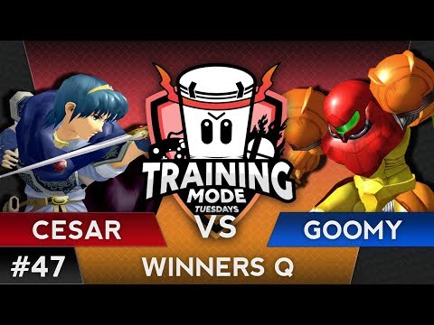 TMT 47 -  Cesar (Marth) VS Goomy (Samus) - SSBM Winners Q - Melee