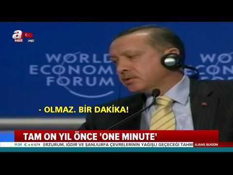 Başkan Erdoğan'ın Davos’taki 'one minute' çıkışının 10. Yılı!. | A Haber