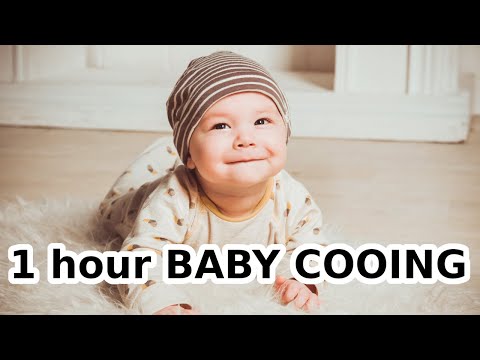 1 hour BABY COOING sound, COOING BABY noise, noise of HAPPY BABY