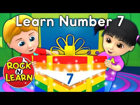 Learn About the Number 7 | Number of the Day: 7 | Learn Seven with Manipulatives | Rock 'N Learn