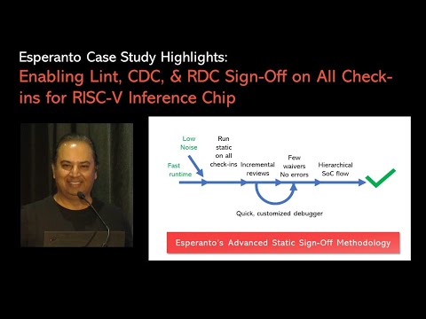Enabling RTL Linting, CDC, & RDC Sign-Off on All Check-ins for RISC-V Inference Chip