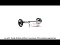Fanfára 12V - elektromagnetická SN-402 (400mm) - Video Youtube