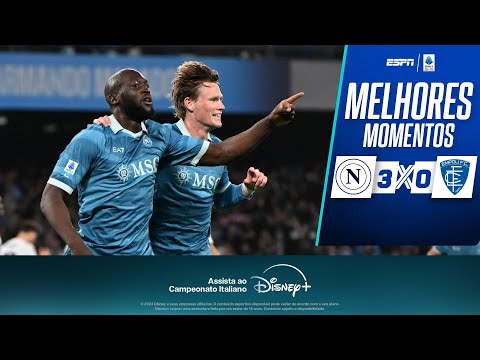 Gols e lances de Napoli x Empoli