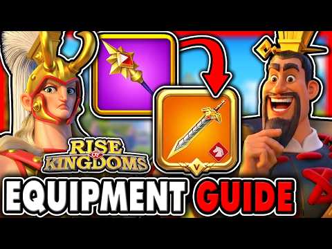 STOP Wasting Materials! BEST Equipment for ALL Troop Types! Rise of Kingdoms 2026