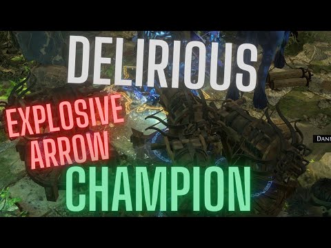 Path of Exile 3.19 Endless Delirium Build Guide Explosive Arrow (EA) Champion