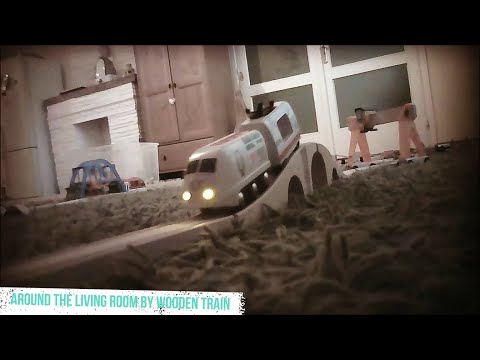 Ride the wooden train