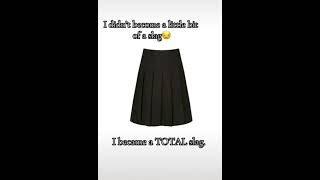 they always be rolling them up😭 #skirts #school #justmeleahh #fypシ