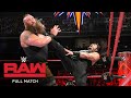 FULL MATCH Roman Reigns Vs Braun Strowman Raw March 20 2017