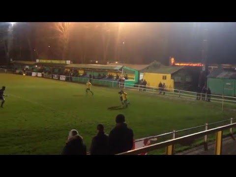 Hitchin Town 2-0 Biggleswade Town - Corner and Foul